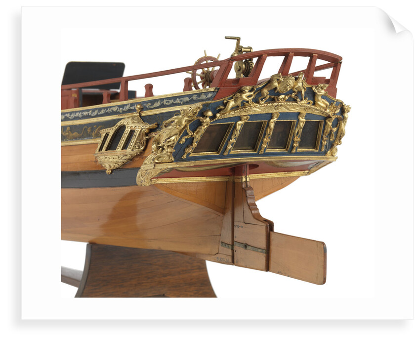 Ship of 80 guns, three-decker 2nd rate by unknown