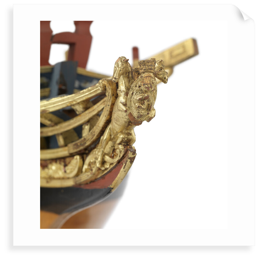Ship of 80 guns, three-decker 2nd rate by unknown