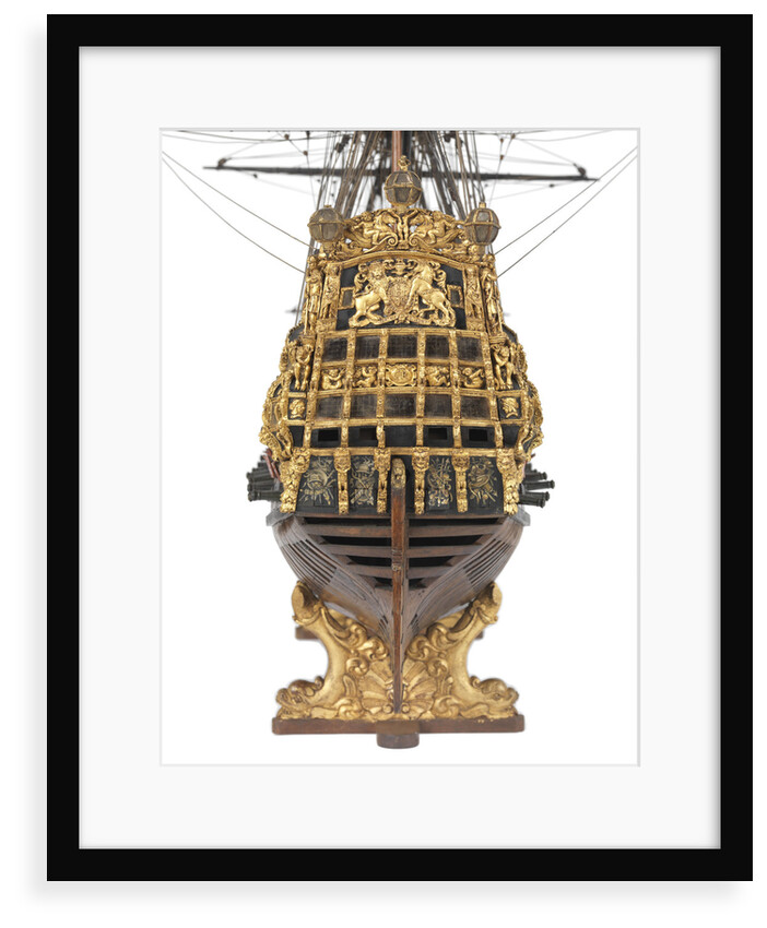 Navy board model of warship 'St Michael (1669)', 98 guns, 1st rate by unknown