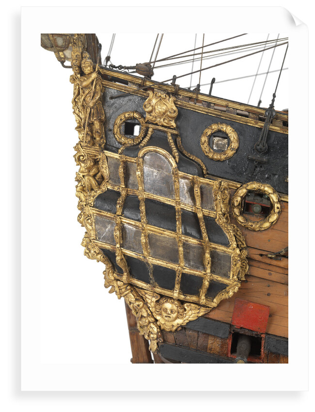 Navy board model of warship 'St Michael (1669)', 98 guns, 1st rate by unknown