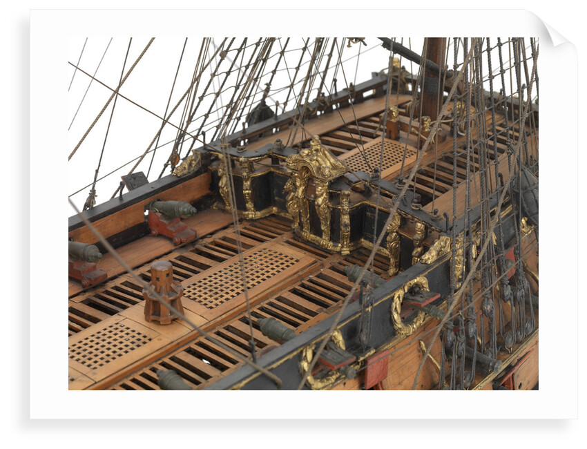 Navy board model of warship 'St Michael (1669)', 98 guns, 1st rate by unknown