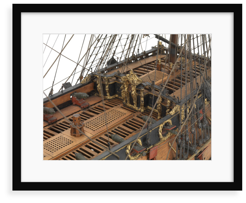 Navy board model of warship 'St Michael (1669)', 98 guns, 1st rate by unknown