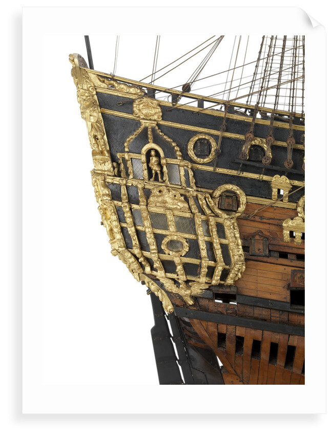 Ship of 90-guns by unknown