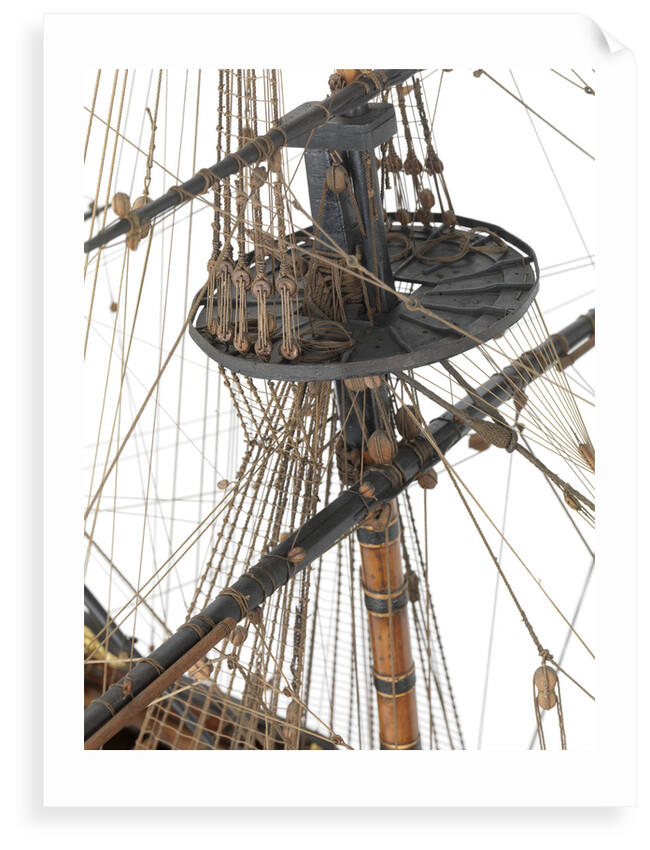 Ship of 90-guns by unknown