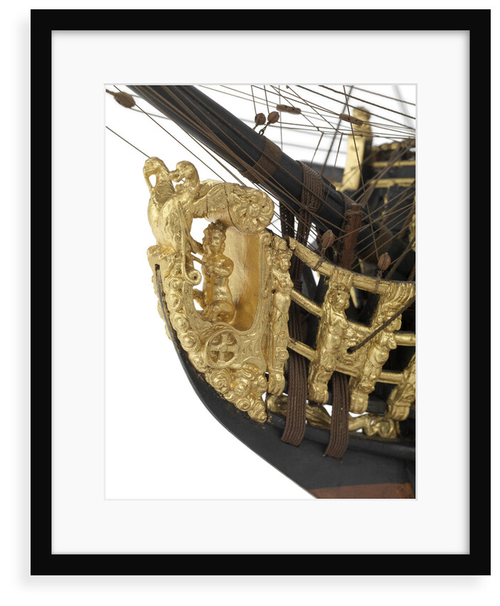 Ship of 90-guns by unknown
