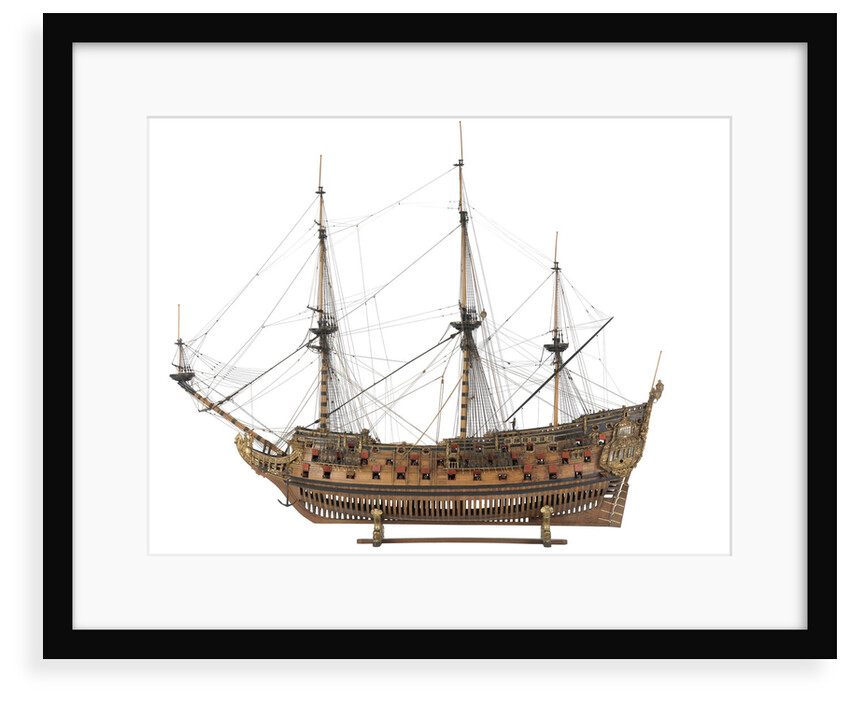 Model of 'Naseby', 80-86-guns by Robert Spence