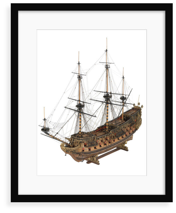Model of 'Naseby', 80-86-guns by Robert Spence