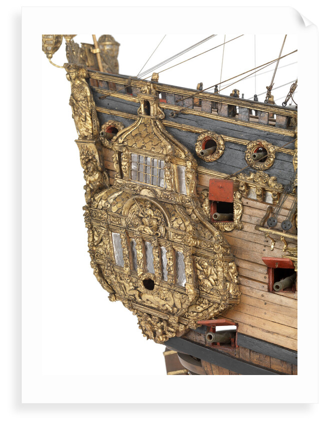 Model of 'Naseby', 80-86-guns by Robert Spence