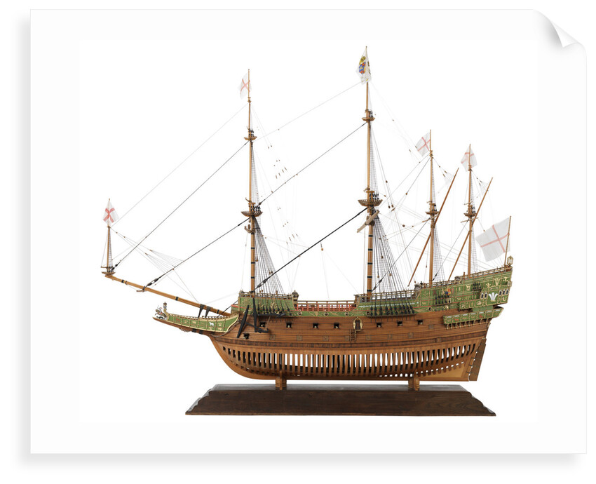 'Prince Royal' (fl.1610); Warship; 55 guns by Basil Grenville Peter