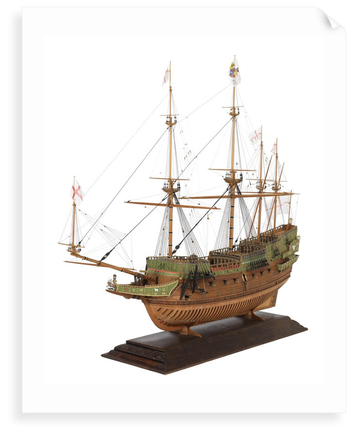 'Prince Royal' (fl.1610); Warship; 55 guns by Basil Grenville Peter