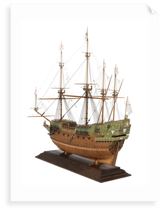 'Prince Royal' (fl.1610); Warship; 55 guns by Basil Grenville Peter