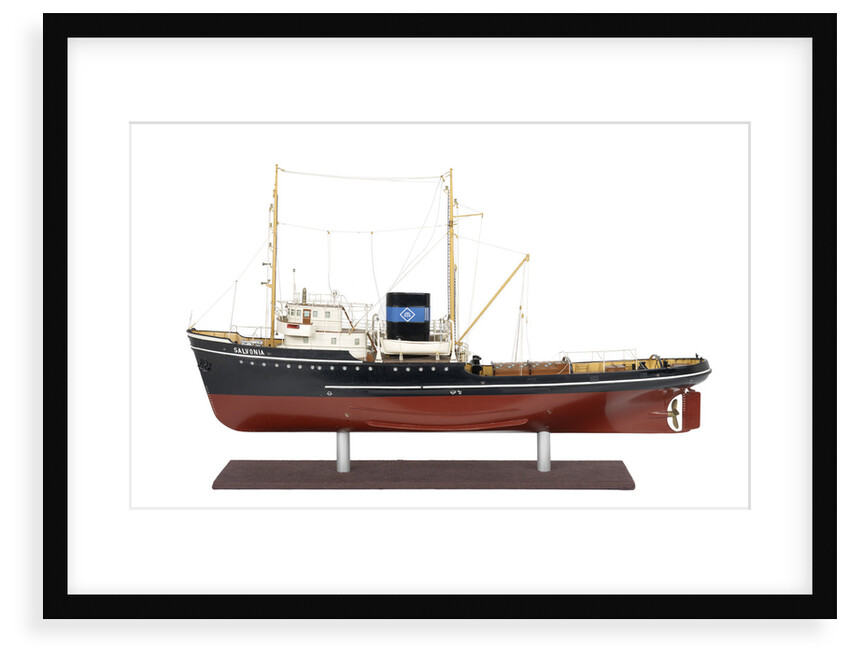 Full hull model of salvage tug 'Salvonia' (1951) by Unknown