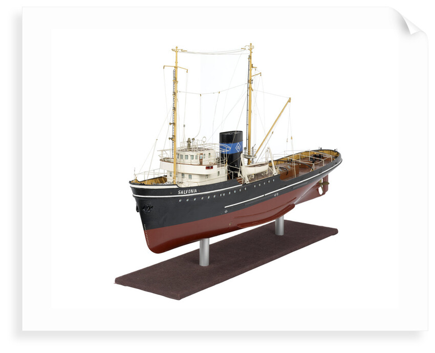 Full hull model of salvage tug 'Salvonia' (1951) by Unknown