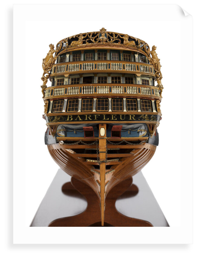 Ship of 80 guns, three decker 2nd rate by unknown