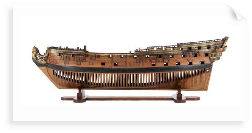 Warship (1725), 70 guns, 3rd rate by unknown