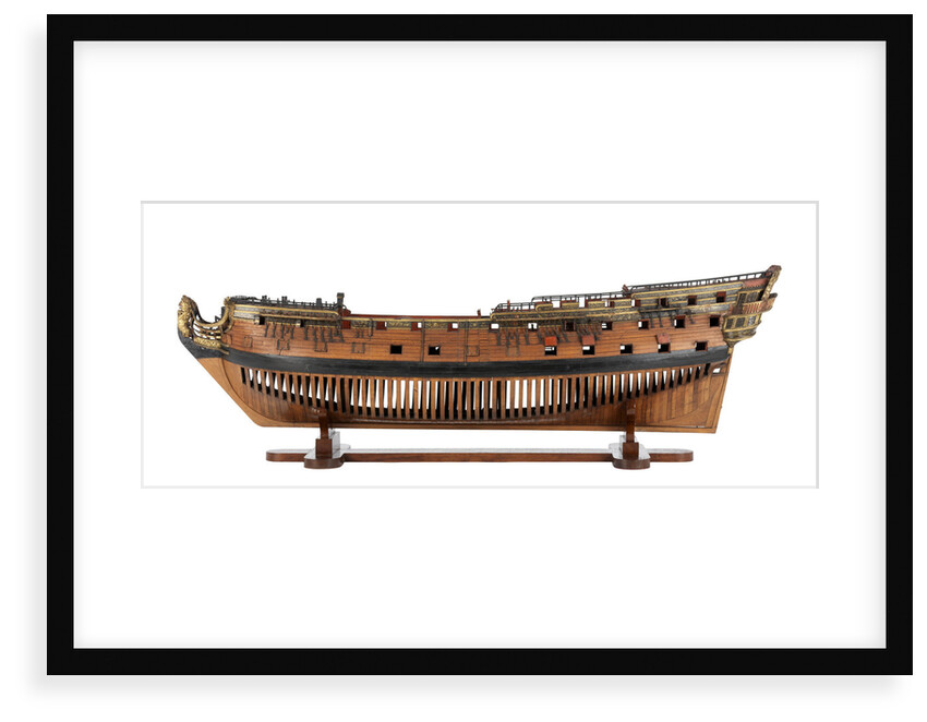 Warship (1725), 70 guns, 3rd rate by unknown