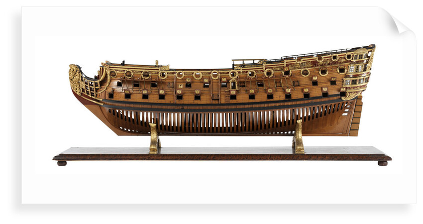 Ship of 90 guns by unknown