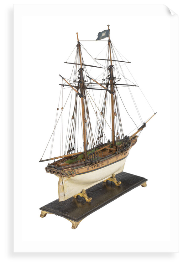 Cargo schooner by unknown