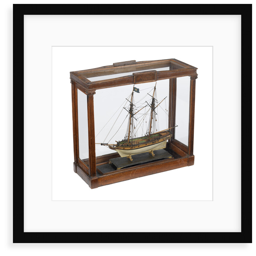 Cargo schooner by unknown