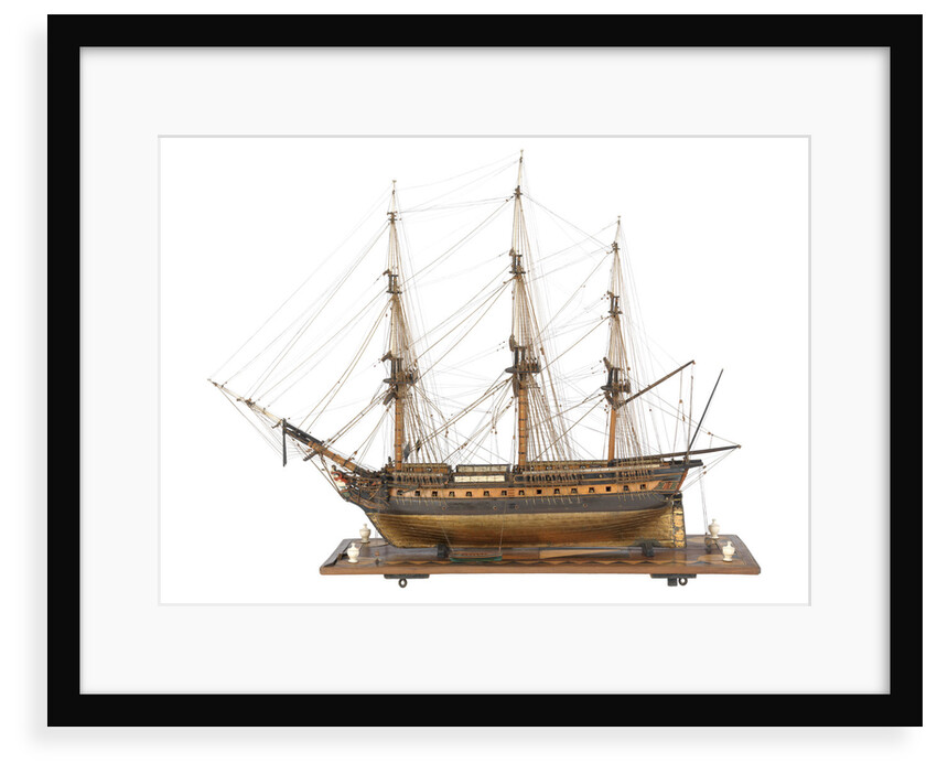 French 44-46 Gun Frigate by unknown