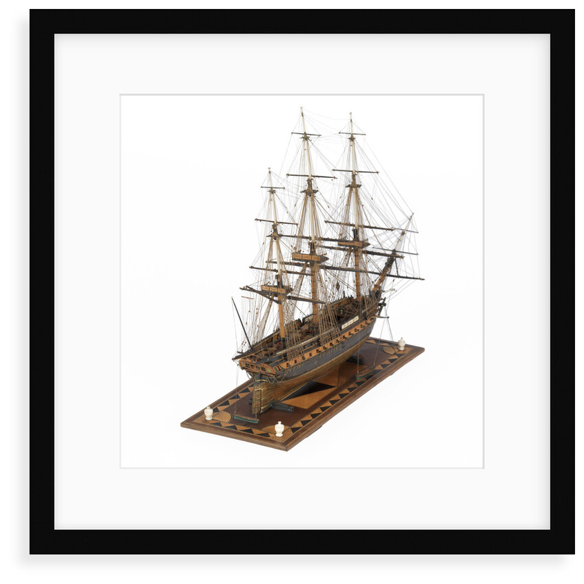 French 44-46 Gun Frigate by unknown