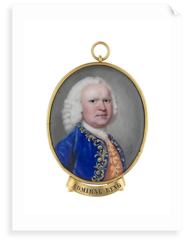 Admiral the Honourable John Byng (1707-1757) by Gervase Spencer