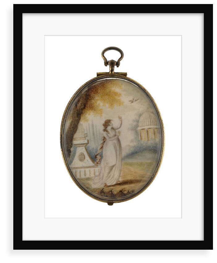 Symbolic female figure representing Freedom, releasing a dove by unknown