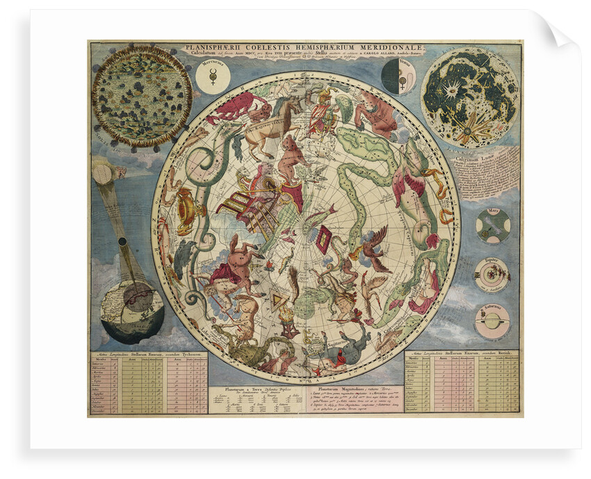 Planesphaeri Coelestis Hemisphaerium Meridionale by Carel Allard