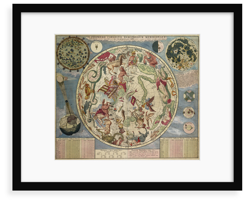 Planesphaeri Coelestis Hemisphaerium Meridionale by Carel Allard