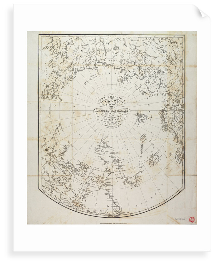 Hydrographical chart of the Arctic regions by William Scoresby