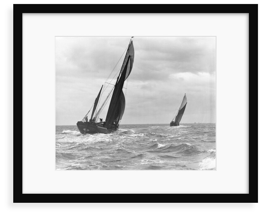 Sailing barge 'Genesta' (Br, 1903) under sail by Anonymous