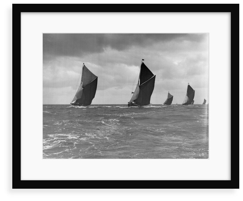 The Spritsail Barge Race, 1903 by Anonymous