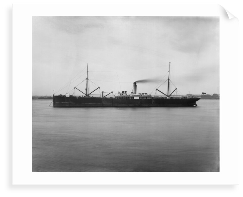 Photograph of cargo liner 'Nairnshire' (1899) 27th April 1904 by unknown