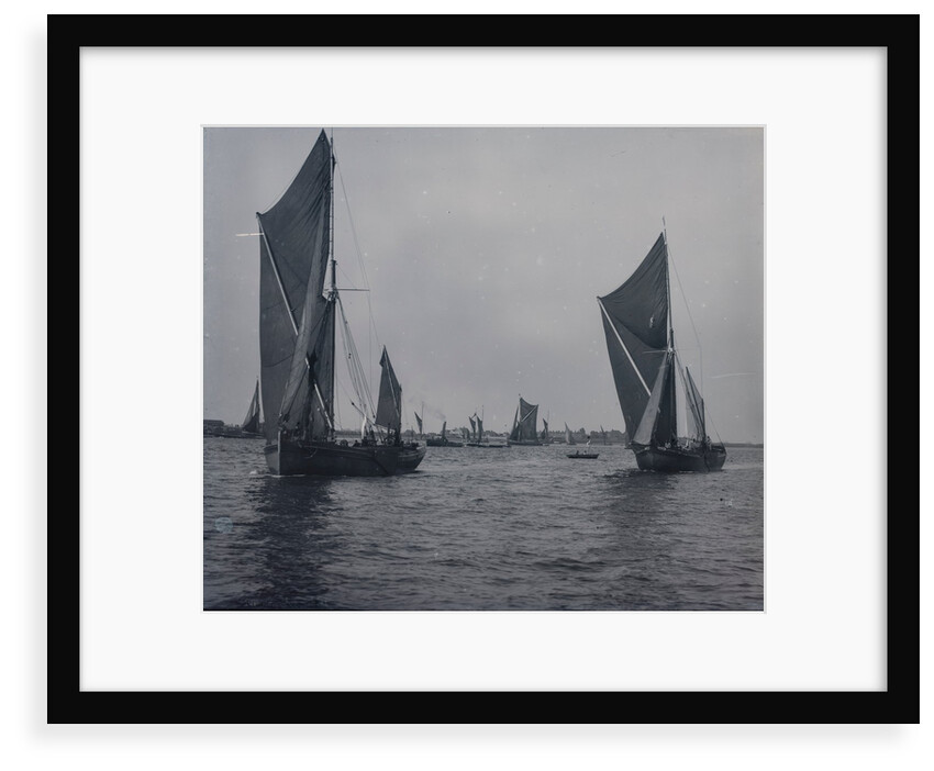 1897 Thames Barge Match: Haughty Bell (1896); Plantagenet (1878) by 