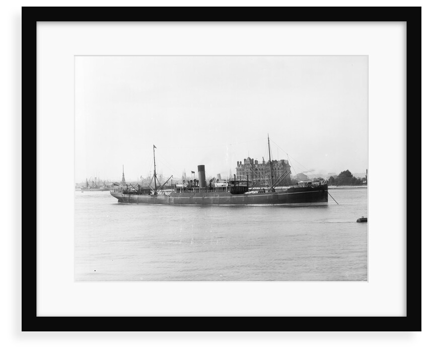 Photograph of the cargo steamer 'City of Sparta' (1897) on 19th June 1900 by unknown