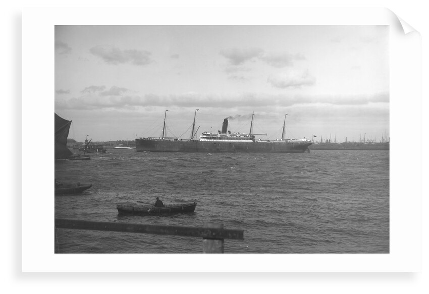 Cargo liner 'Marquette' (Br, 1898), Atlantic Transport Line, under way by unknown