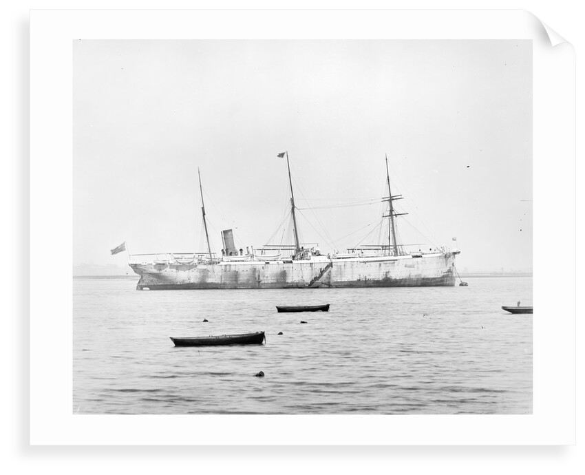 Photograph of cableship 'Silvertown' (1873) by unknown