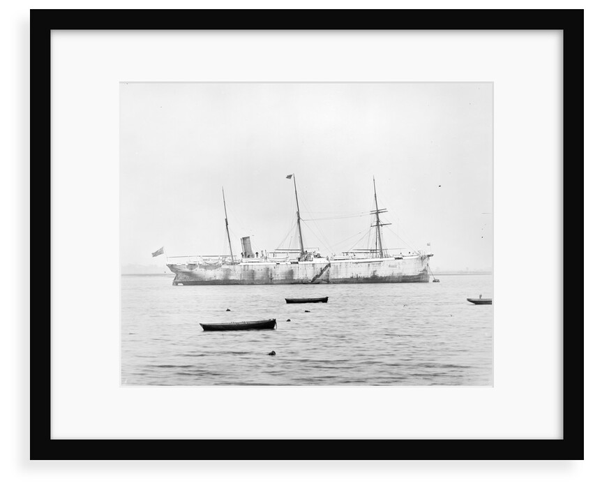 Photograph of cableship 'Silvertown' (1873) by unknown