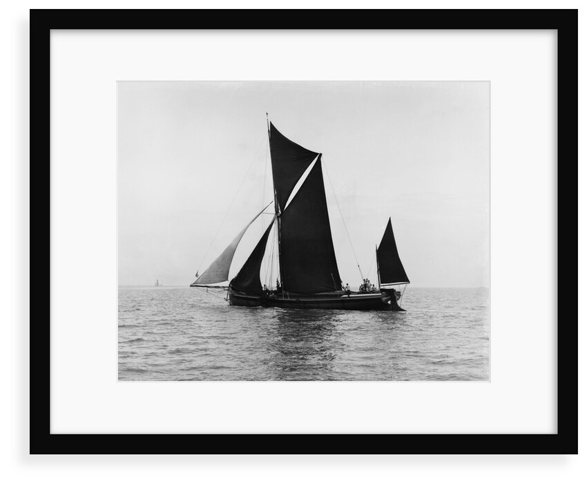 Sailing barge 'Veronica' (Br, 1906) under sail by unknown