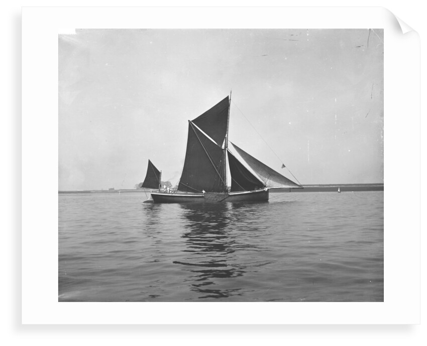 Sailing barge 'Sara' (Br, 1902) under sail by unknown