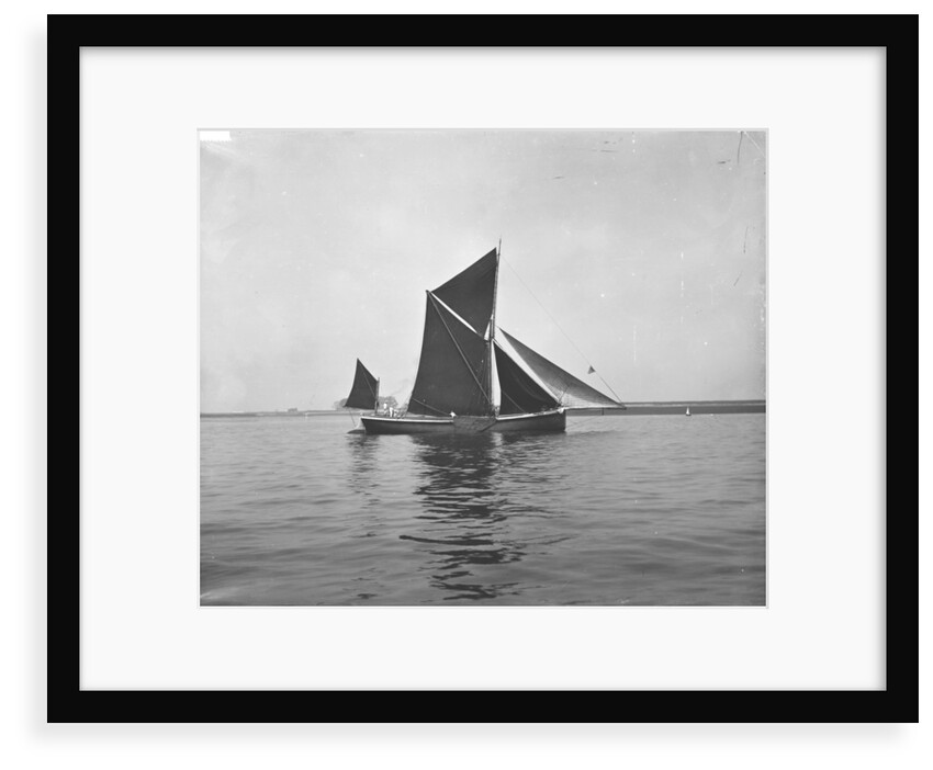 Sailing barge 'Sara' (Br, 1902) under sail by unknown