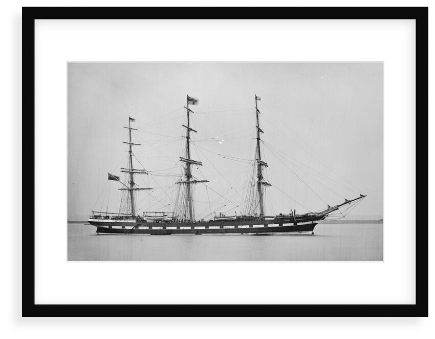 Photograph of the 'Camperdown' (Br, 1875) 13 April 1876 by unknown