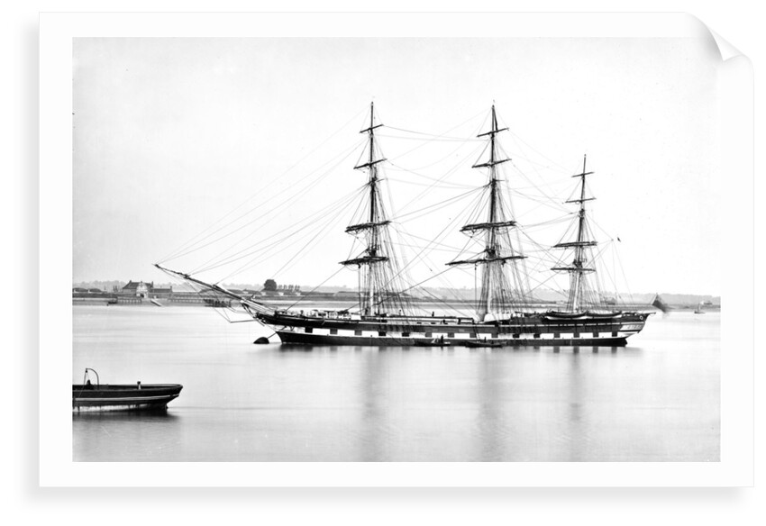 3 masted ship 'Parramatta' (1866) on 28th August 1872 by unknown