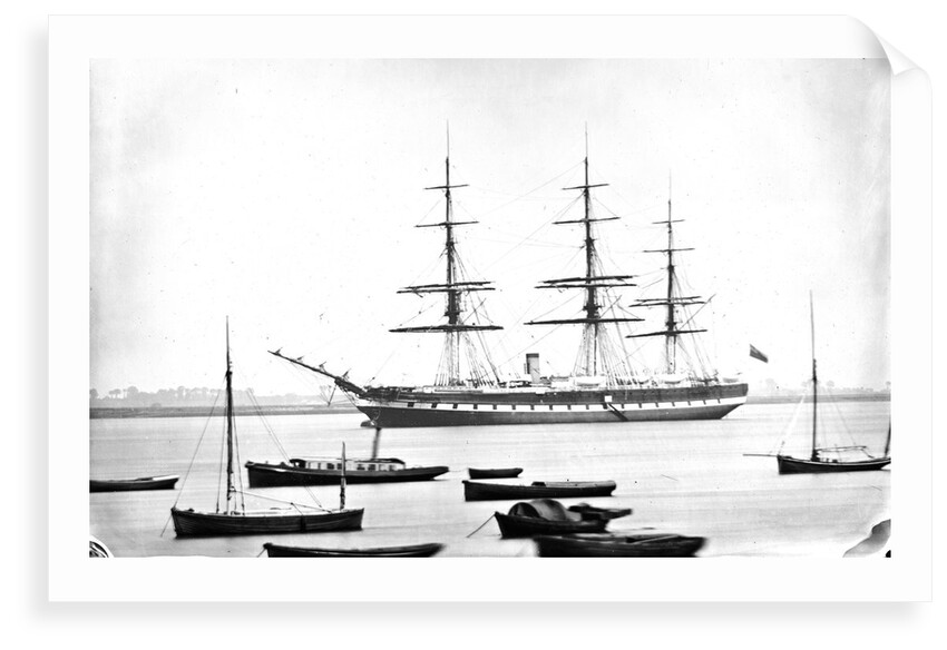 SS 'Great Britain' (Br, 1843) passenger liner, Liverpool & Australian Navigation Co., designed by Isambard Kingdom Brunel and the first screw passenger ship by unknown