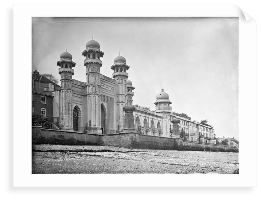 The Clifton Baths and Clifton Marine Parade from the foreshore by F.C. Gould