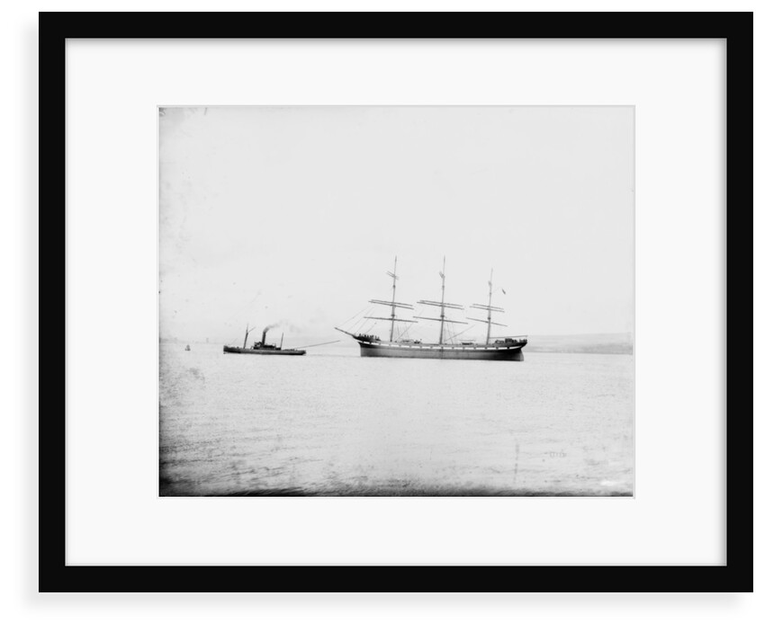 The 'Pendeen' (Br, 1896) in tow of the tug 'Hercules', probably when new by unknown