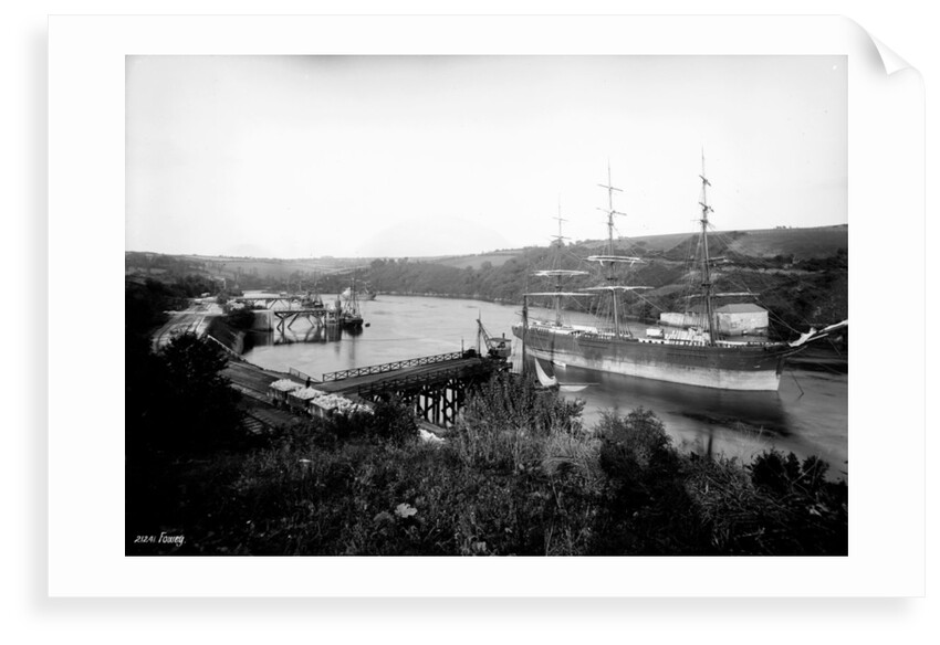 'Oneida' (1866); Fowey, Cornwall by Francis Frith & Co.