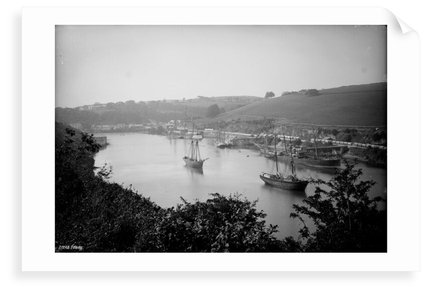 'Clio' (1873); 'Oneida' (1866); Fowey, Cornwall by Francis Frith & Co.