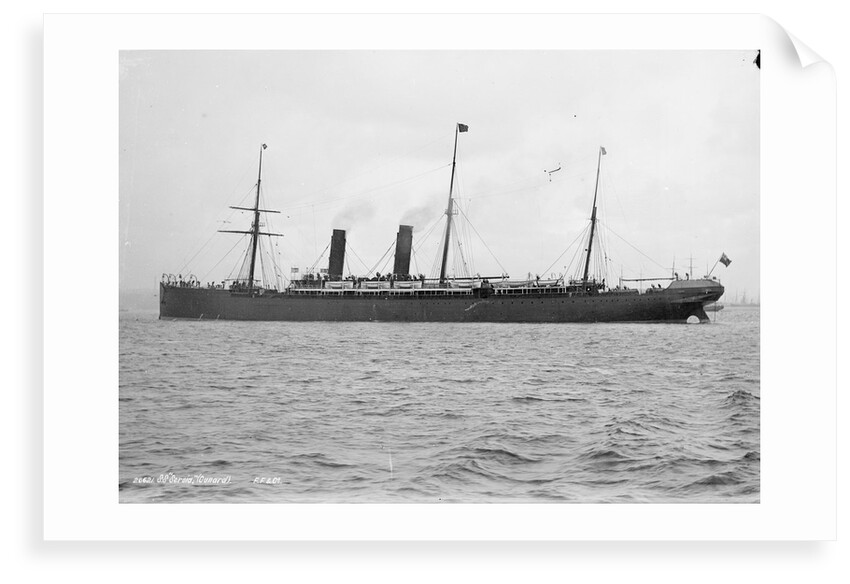 Passenger liner 'Servia' (Br, 1884), Cunard S S Co Ltd by National Maritime Museum