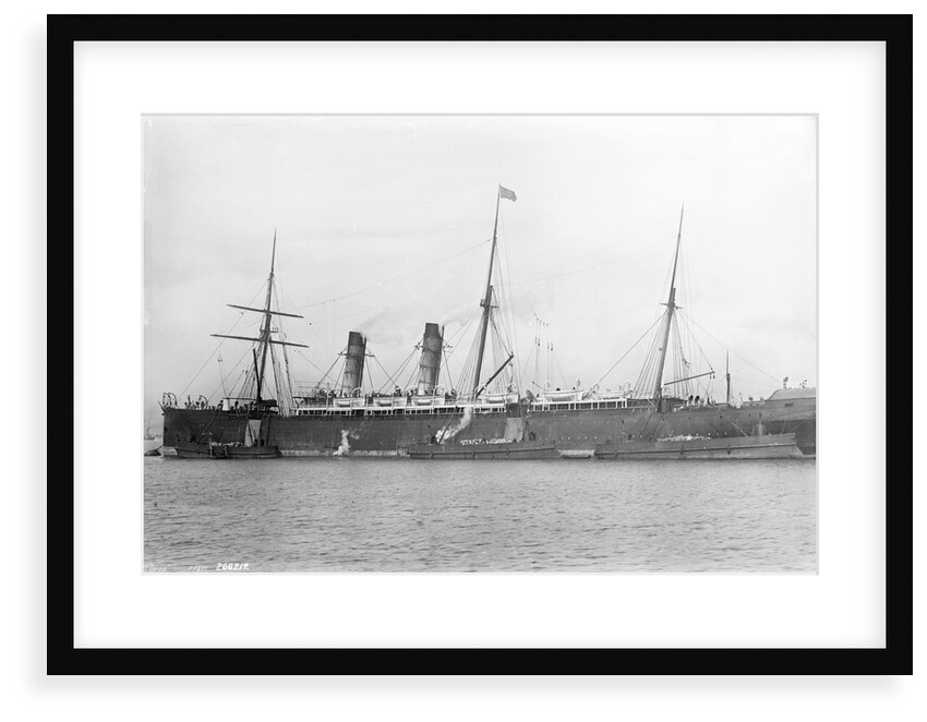 Passenger liner 'Servia' (Br, 1884), Cunard S S Co Ltd by National Maritime Museum